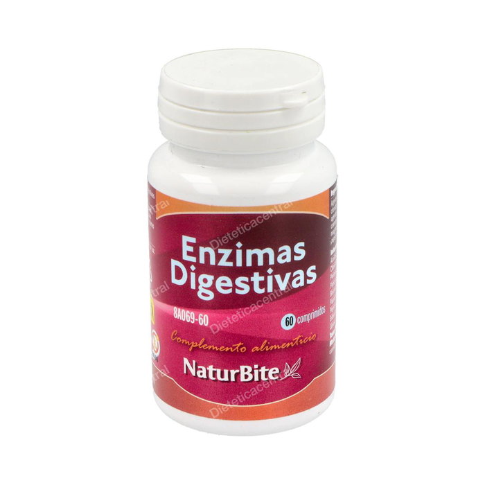 NATURBITE Enzimas Digestivas 60 comp. NATURBITE Enzimas Digestivas 60 comp.