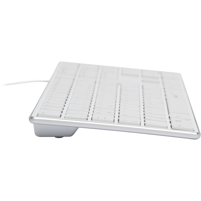 Speedlink SL-640010 Teclado RIVA Slim Metal Scissor Alámbrico USB, switch tijera, QWERTZ alemán, color blanco