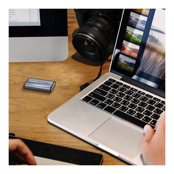 ADATA SE880 Disco Duro Externo SSD 4TB USB 3.2 Gen 2x2 20Gb/s 2000MB/s Gris