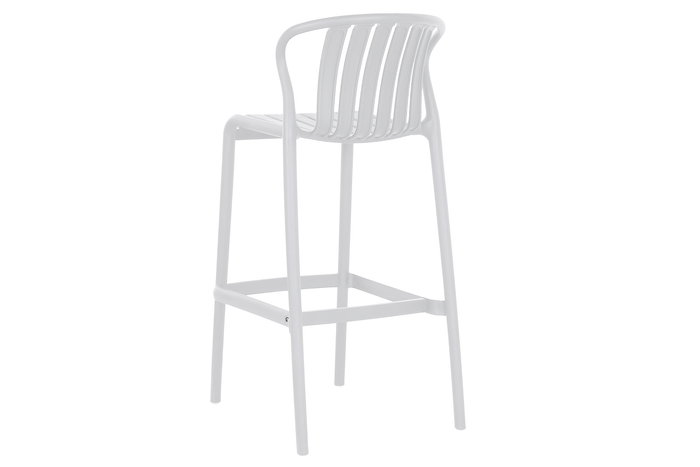 DKD Home Decor Mesa Bar Terraza Y Jardin Blanco 60 x 102 x 60 cm Set de 3