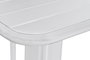DKD Home Decor Mesa Bar Terraza Y Jardin Blanco 60 x 102 x 60 cm Set de 3