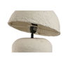 DKD Home Decor Lámpara de Sobremesa Seta Artesanal Blanca en Hierro y Papel Maché