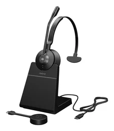 Jabra Engage 55 SE Auriculares Inalámbricos Monoaurales con Estación de Carga