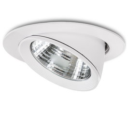 Foco Downlight LED COB Circular Orientable 40W 6000K Blanco Frío