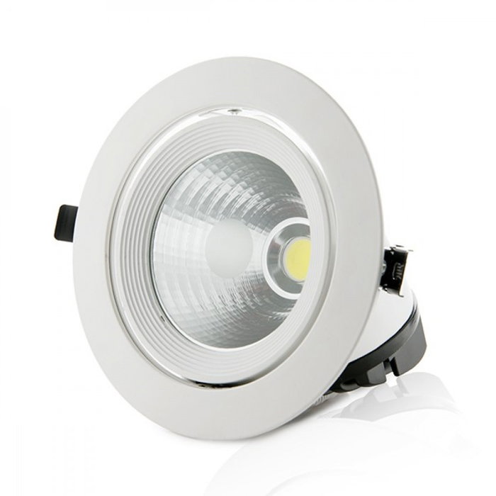 Foco Downlight LED COB Circular Orientable 40W 5.000Lm Blanco Frío 6000K