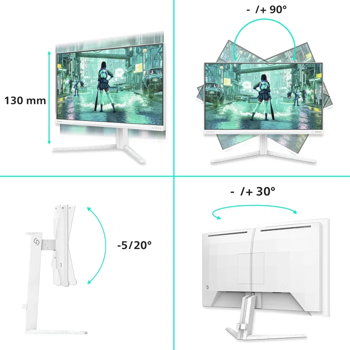 Philips Evnia 24M2N3201P/00 Monitor Gaming 23.8 pulg. 260Hz Fast IPS Blanco Philips Evnia 24M2N3201P/00 Monitor Gaming 23.8 pulg. 260Hz Fast IPS Blanco