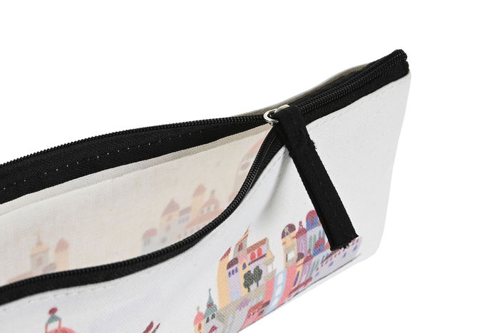 DKD Home Decor Estuche Urban Multicolor Blanco 2.5 x 9.5 x 22.5 cm (12 Unidades)