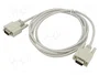 DeLOCK Cable serie RS-232 D-Sub 9 macho a macho 2 m Beige