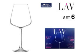 LAV Set de 6 Copas de Vino Coast 47cl
