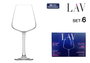 LAV Set de 6 Copas de Vino Coast 47cl