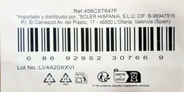 LAV Set de 6 Copas de Vino Coast 47cl