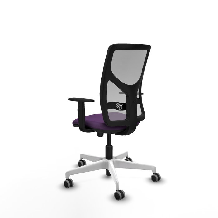 PIQUERAS Y CRESPO Silla de oficina Motilla con mecanismo Sincro, Morado y Gris PIQUERAS Y CRESPO Silla de oficina Motilla con mecanismo Sincro, Morado y Gris