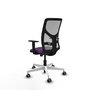 PIQUERAS Y CRESPO Silla de oficina Motilla con mecanismo Sincro, Morado y Gris