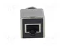 HARTING Adaptador M12 hembra código X a RJ45 Cat 6a recto para panel de 8 pines