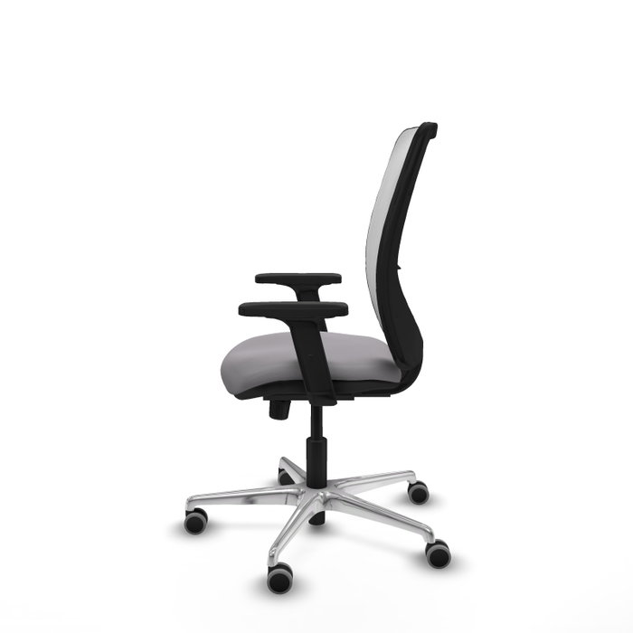 PIQUERAS Y CRESPO Silla de oficina Zulema con mecanismo Sincro, Gris y Blanco PIQUERAS Y CRESPO Silla de oficina Zulema con mecanismo Sincro, Gris y Blanco