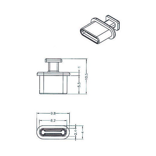 DeLOCK 64013 Cubierta antipolvo para USB Tipo C con mango, 10 unidades, Negro DeLOCK 64013 Cubierta antipolvo para USB Tipo C con mango, 10 unidades, Negro