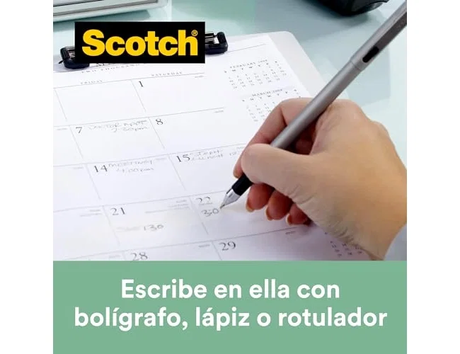 Scotch Magic Cinta Invisible 19mm x 20m de Origen Vegetal con Dispensador