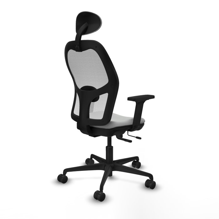 PIQUERAS Y CRESPO Silla de oficina Jorquera Gris claro y Blanco
