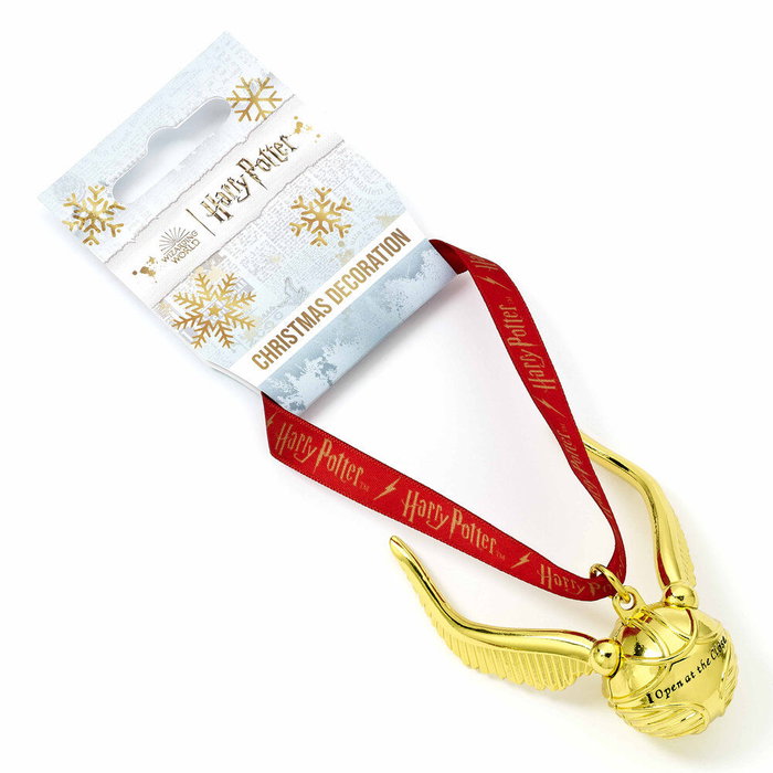 THE CARAT SHOP Adorno de Navidad Snitch Dorada Harry Potter