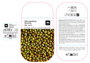 Inde Tarro Boro.Ottico T/Acacia Cuad.600 La Mediterran - Tarro de vidrio cuadrado, 600 ml, 10.2 x 10.2 x 10.7 cm (12 Unidades)