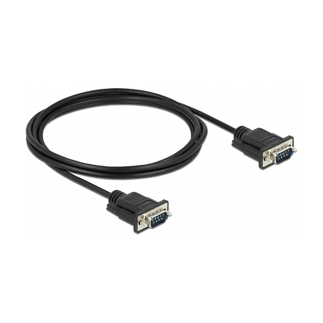 DeLOCK Cable serie RS-232 D-Sub 9 macho a macho 2 m DeLOCK Cable serie RS-232 D-Sub 9 macho a macho 2 m