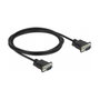 DeLOCK Cable serie RS-232 D-Sub 9 macho a macho 2 m