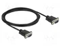 DeLOCK Cable Serie RS-232 D-Sub 9 Macho a Macho 2 m
