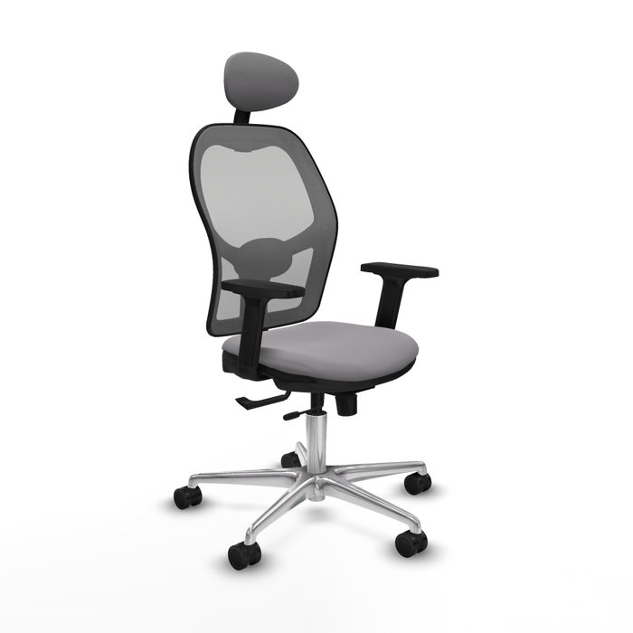 PIQUERAS Y CRESPO Silla de oficina Jorquera Gris con mecanismo Sincro/Traslack PIQUERAS Y CRESPO Silla de oficina Jorquera Gris con mecanismo Sincro/Traslack