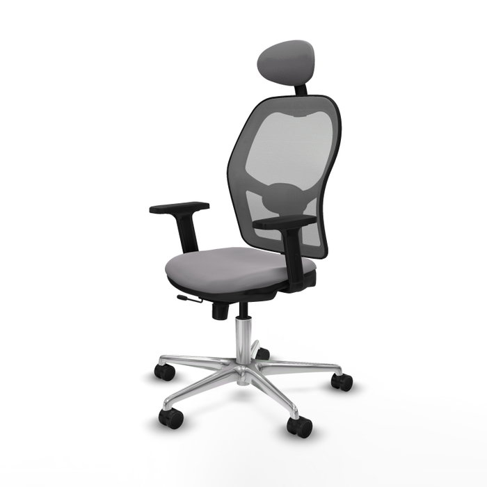 PIQUERAS Y CRESPO Silla de oficina Jorquera Gris con mecanismo Sincro/Traslack PIQUERAS Y CRESPO Silla de oficina Jorquera Gris con mecanismo Sincro/Traslack