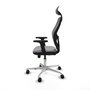 PIQUERAS Y CRESPO Silla de oficina Jorquera Gris con mecanismo Sincro/Traslack