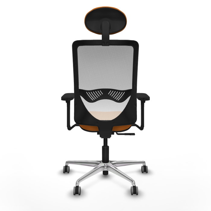 PIQUERAS Y CRESPO Silla de oficina Zulema Naranja y Blanco PIQUERAS Y CRESPO Silla de oficina Zulema Naranja y Blanco