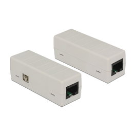 DeLOCK 62620 Protector de sobretensiones de red 6 kV RJ45 con PoE