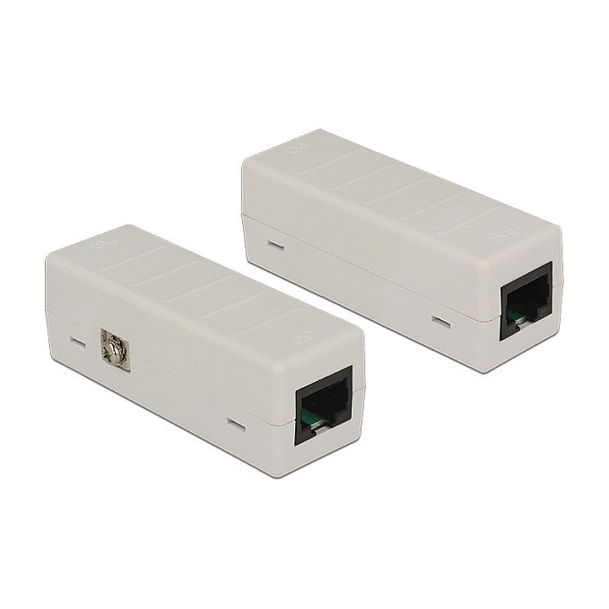 DeLOCK 62620 Protector de sobretensiones de red 6 kV RJ45 con PoE DeLOCK 62620 Protector de sobretensiones de red 6 kV RJ45 con PoE