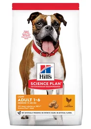 Hill's Science Plan Canine Adult Light Mediana Pollo Pienso para Perros 2,5 kg