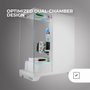 Mars Gaming MC-PRISMA Blanca con Triple Cristal Templado