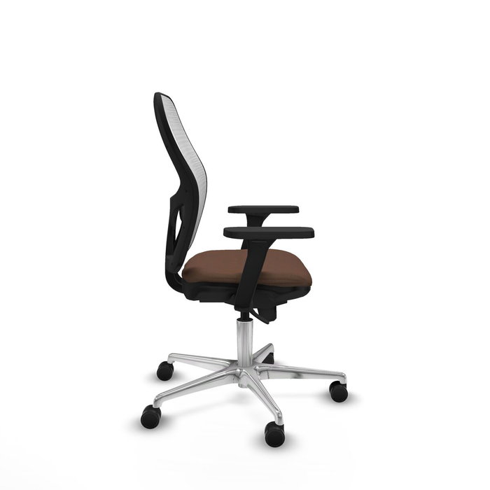 PIQUERAS Y CRESPO Silla de oficina Jorquera con mecanismo Sincro, Brazos 3D y Apoyo Lumbar