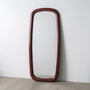 Espejo Lacado Granate Dm Decoración 80 X 4,50 X 180 cm