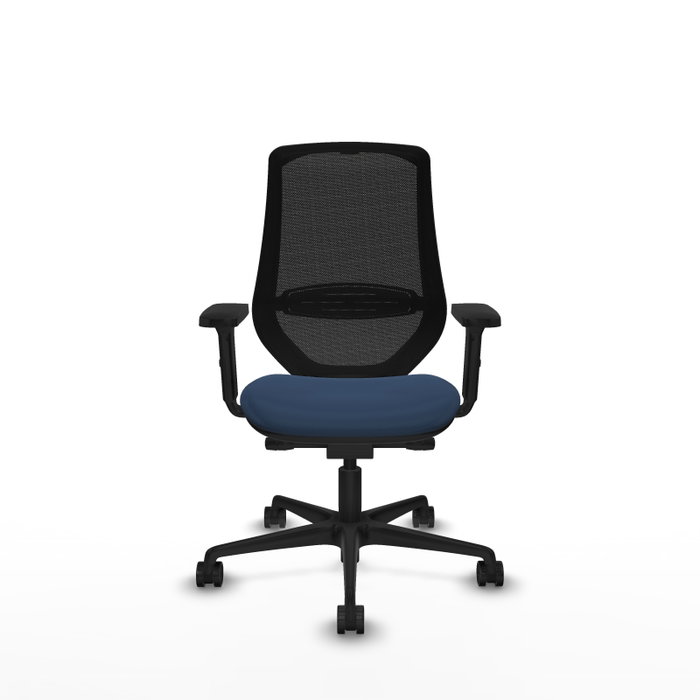 PIQUERAS Y CRESPO Silla de oficina Mardos con mecanismo Sincro/Traslack, Azul marino y Negro PIQUERAS Y CRESPO Silla de oficina Mardos con mecanismo Sincro/Traslack, Azul marino y Negro