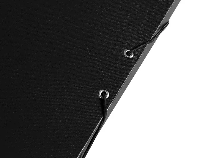 Liderpapel Carpeta proyectos folio lomo 30mm cartón forrado negra 250 x 350 mm