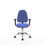 PIQUERAS Y CRESPO Silla de oficina Algarra Azul claro