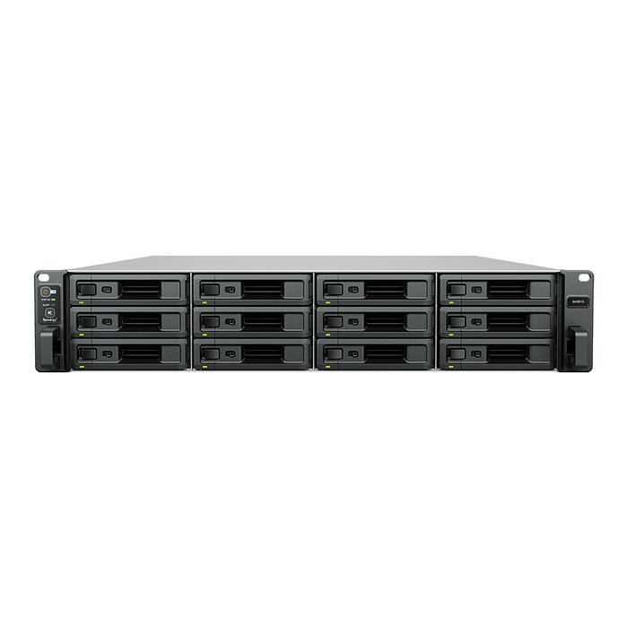 Synology NAS SA3610 (12 Bahías) 2U Rack Mount, Intel Xeon D-1567, 16 GB DDR4
