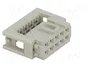 HARTING Conector IDC hembra de 10 pines recto 2,54mm