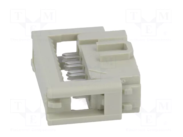 HARTING Conector IDC hembra de 10 pines recto 2,54mm