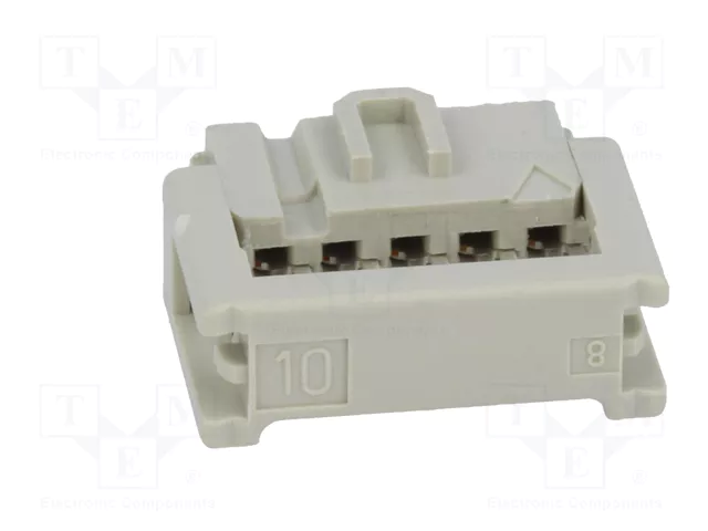 HARTING Conector IDC hembra de 10 pines recto 2,54mm