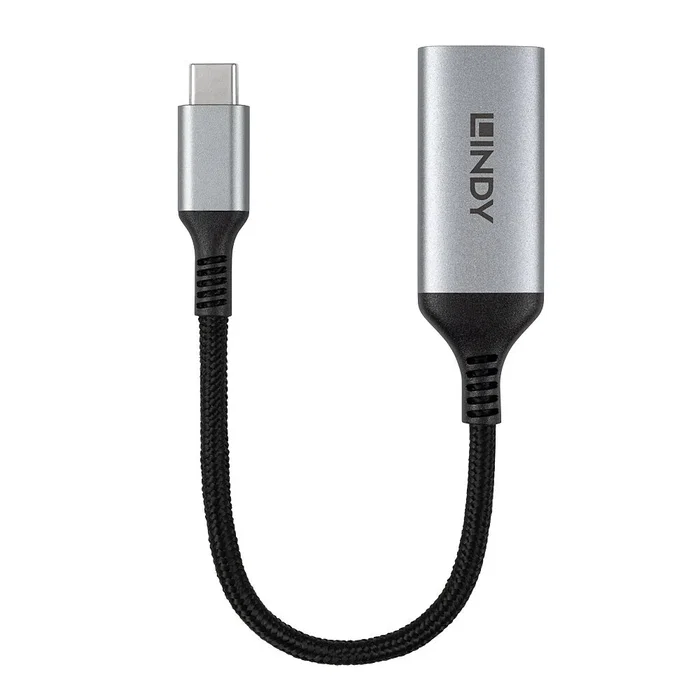 Lindy Conversor USB Tipo C a HDMI 8K 60Hz 240Hz Gris