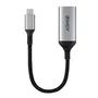 Lindy Conversor USB Tipo C a HDMI 8K 60Hz 240Hz Gris
