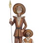 DKD Home Decor Figura de Resina Quijote Marrón