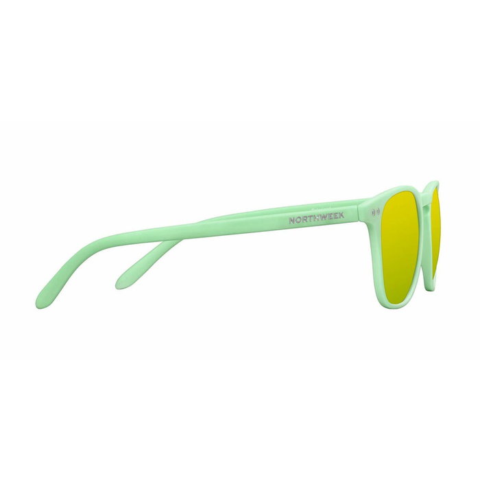 Northweek Gafas de Sol WALL MINT GREEN polarizadas, Montura Verde Cuadrada, Cristal Polarizado Amarillo UV400, Unisex Adultos Northweek Gafas de Sol WALL MINT GREEN polarizadas, Montura Verde Cuadrada, Cristal Polarizado Amarillo UV400, Unisex Adultos
