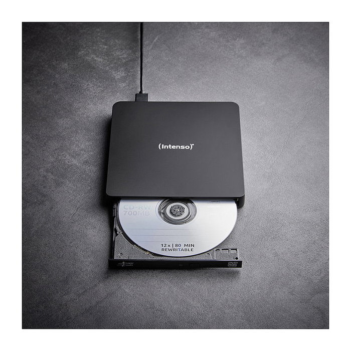 Intenso EOD 400D Slim Unidad de Disco Óptico Externa Negro