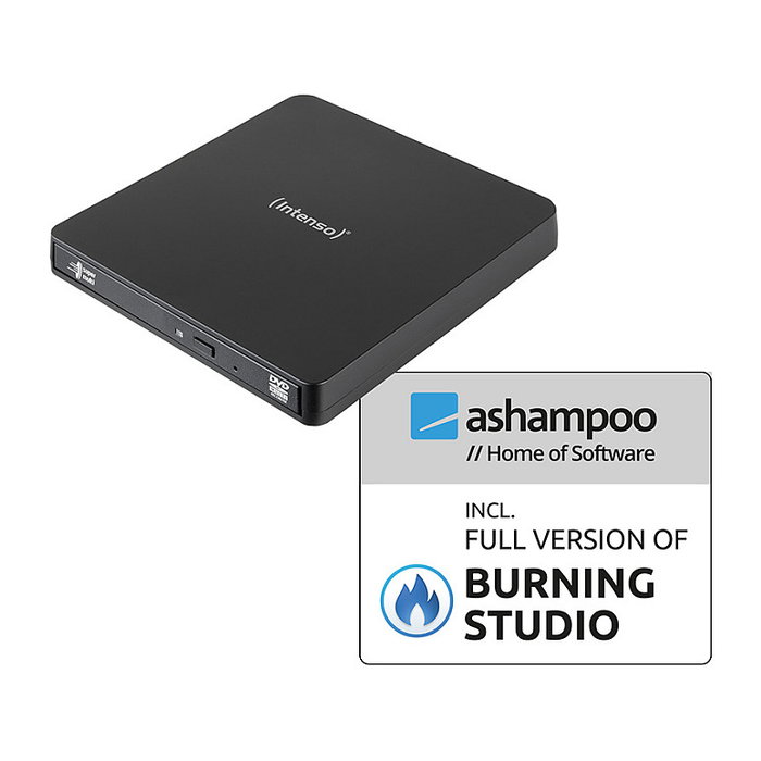 Intenso EOD 400D Slim Unidad de Disco Óptico Externa Negro
